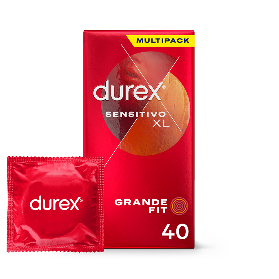 Comprar Durex Sensitivo XL 40 Condones