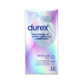 Durex ES Condoms Durex Preservativos Invisible Extra Lubricado 12 unidades
