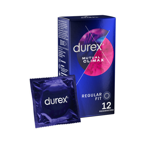 Durex ES Condoms Durex Preservativos Mutual Climax 12 unidades