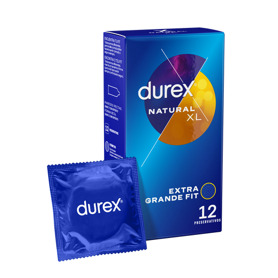 Durex ES Condoms Durex Preservativos Natural XL 12 unidades Condones
