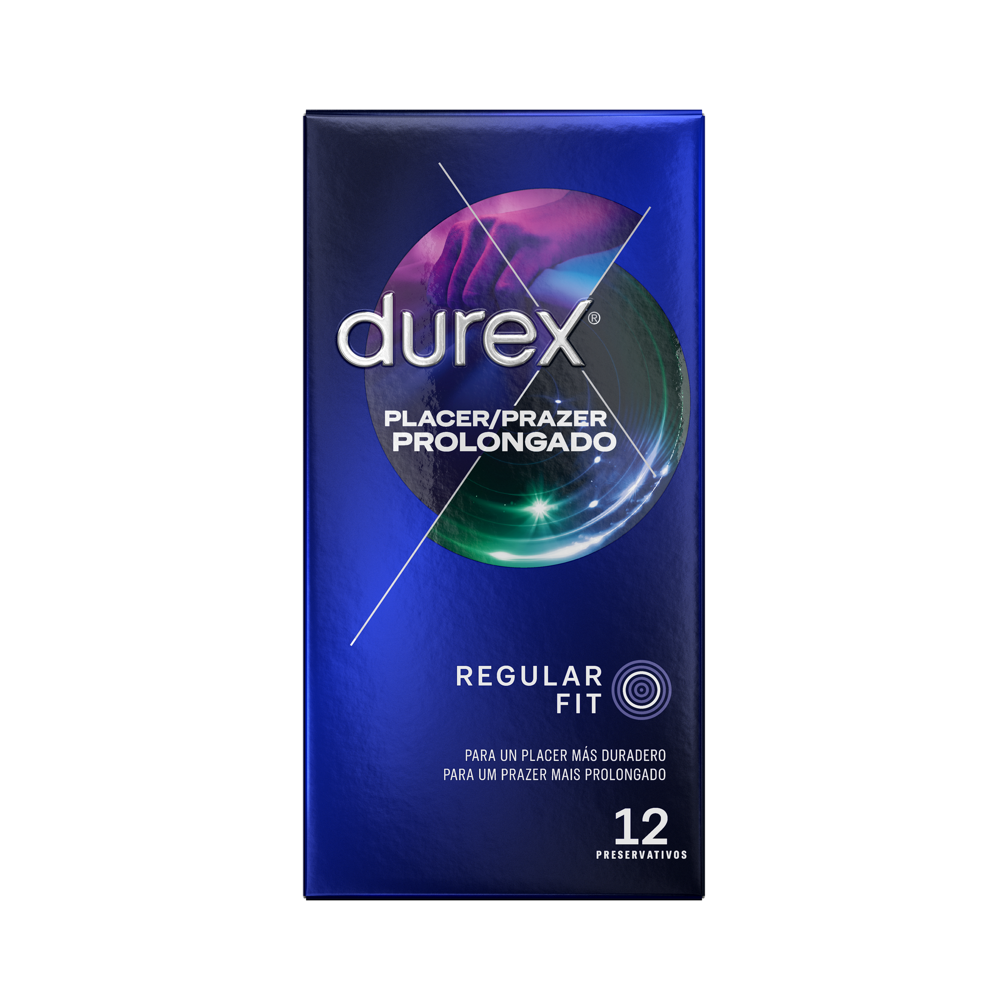 Durex ES Condoms Durex Preservativos Placer Prolongado 12 unidades Condones