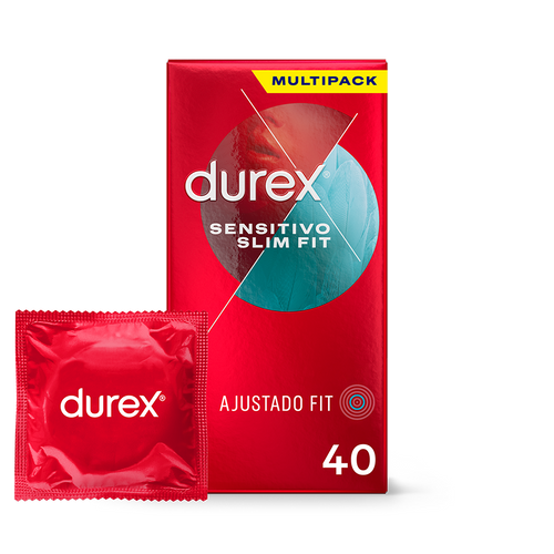 Durex ES Condoms Durex Sensitivo Slim Fit 40 Condones