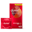 Durex ES Condoms Durex Sensitivo XL 40 Condones