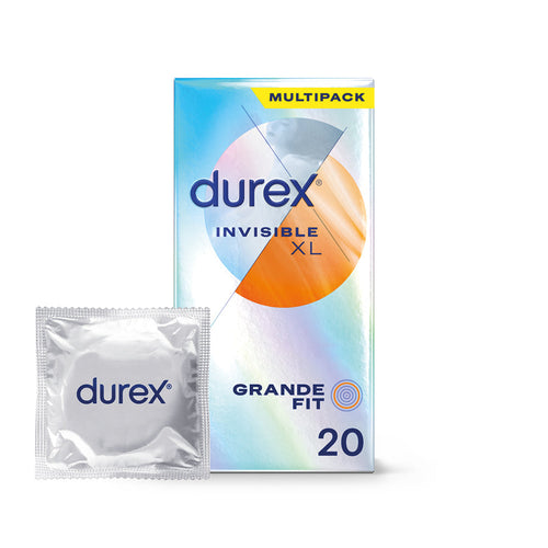 Durex España Condoms Durex Invisible XL 20 Unidades