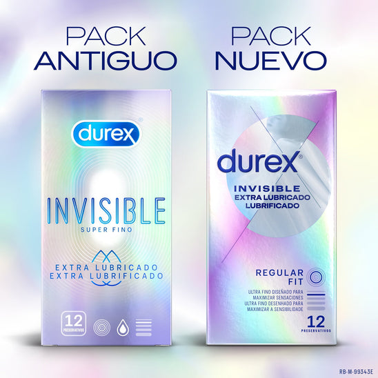 Durex ES Bundles Durex Preservativos Invisible Extra Lubricado 24 unidades