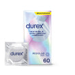 Durex ES Bundles Durex Preservativos Invisible Extra Lubricado 60 unidades