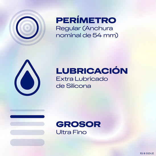 Durex ES Bundles Durex Preservativos Invisible Extra Lubricado 60 unidades