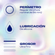 Durex ES Condoms Durex Preservativos Invisible Extra Sensitivo 12 unidades