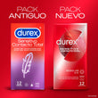 Durex ES Condoms Durex Preservativos Sensitivo Contacto Total 12 Unidades