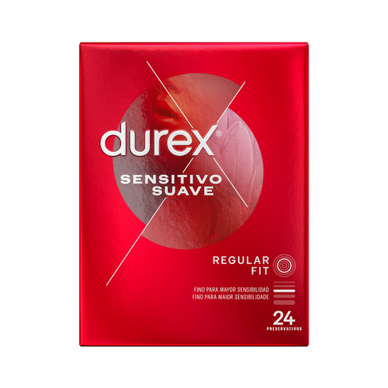 Durex ES Condoms Durex Preservativos Sensitivo Suave 24 unidades Condones