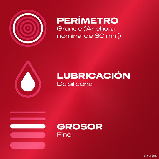 Durex España Condoms 10 Durex Sensitivo XL