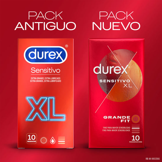 Durex España Condoms 10 Durex Sensitivo XL