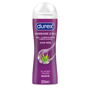 Durex Massage 2 in 1 Gel Lubricante Aloe Vera